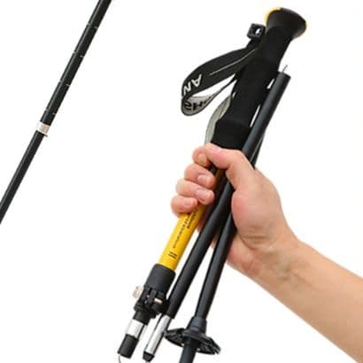 杖 超軽量折りたたみ式登山杖