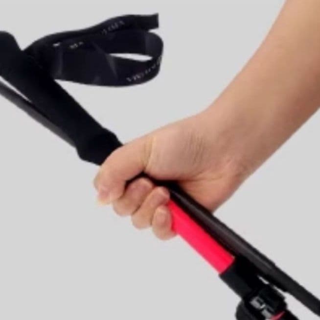 杖 超軽量炭素繊維折りたたみ登山杖