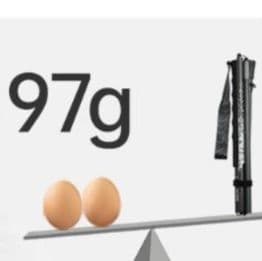 杖 超軽量炭素繊維折りたたみ登山杖