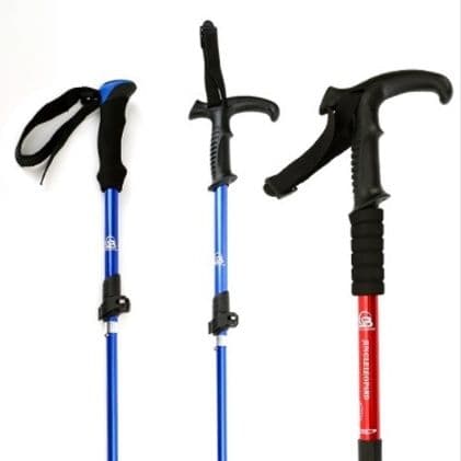 杖 折りたたみ式アルミ登山杖