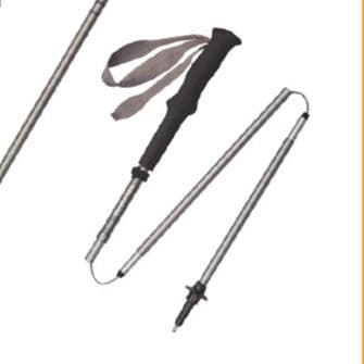 杖 四節折りたたみ軽量トレッキングステッキ