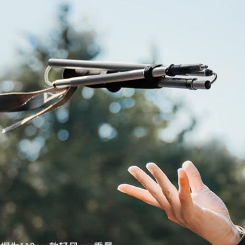 杖 四節折りたたみ軽量トレッキングステッキ