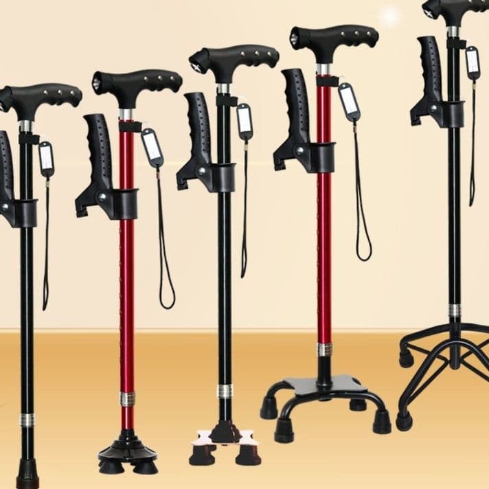 杖 多機能照明付き歩行補助杖