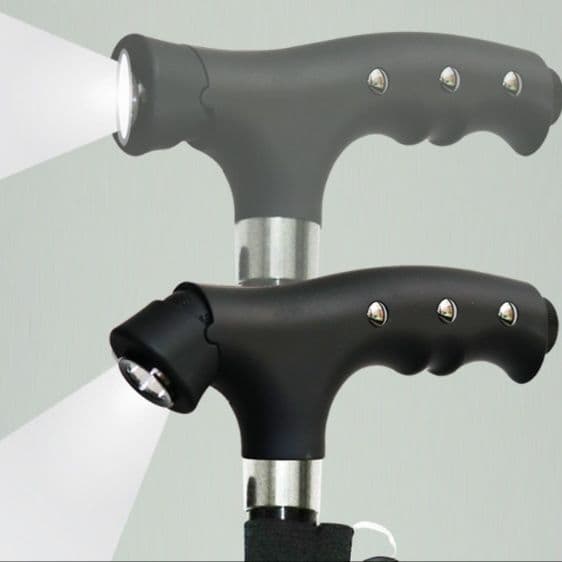 杖 多機能照明付き歩行補助杖