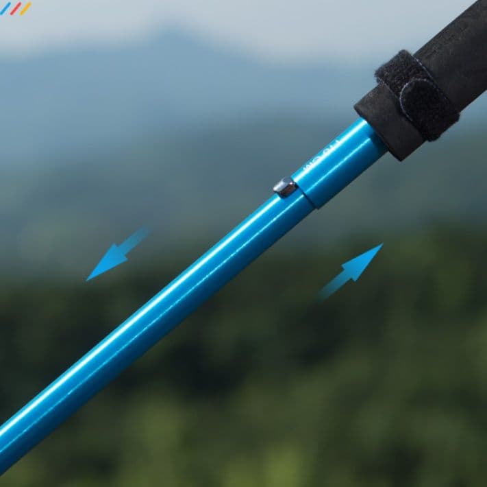 杖 軽量折りたたみトレッキング杖