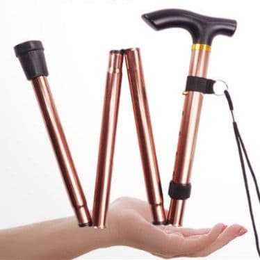 杖 五段階調節式折りたたみ杖