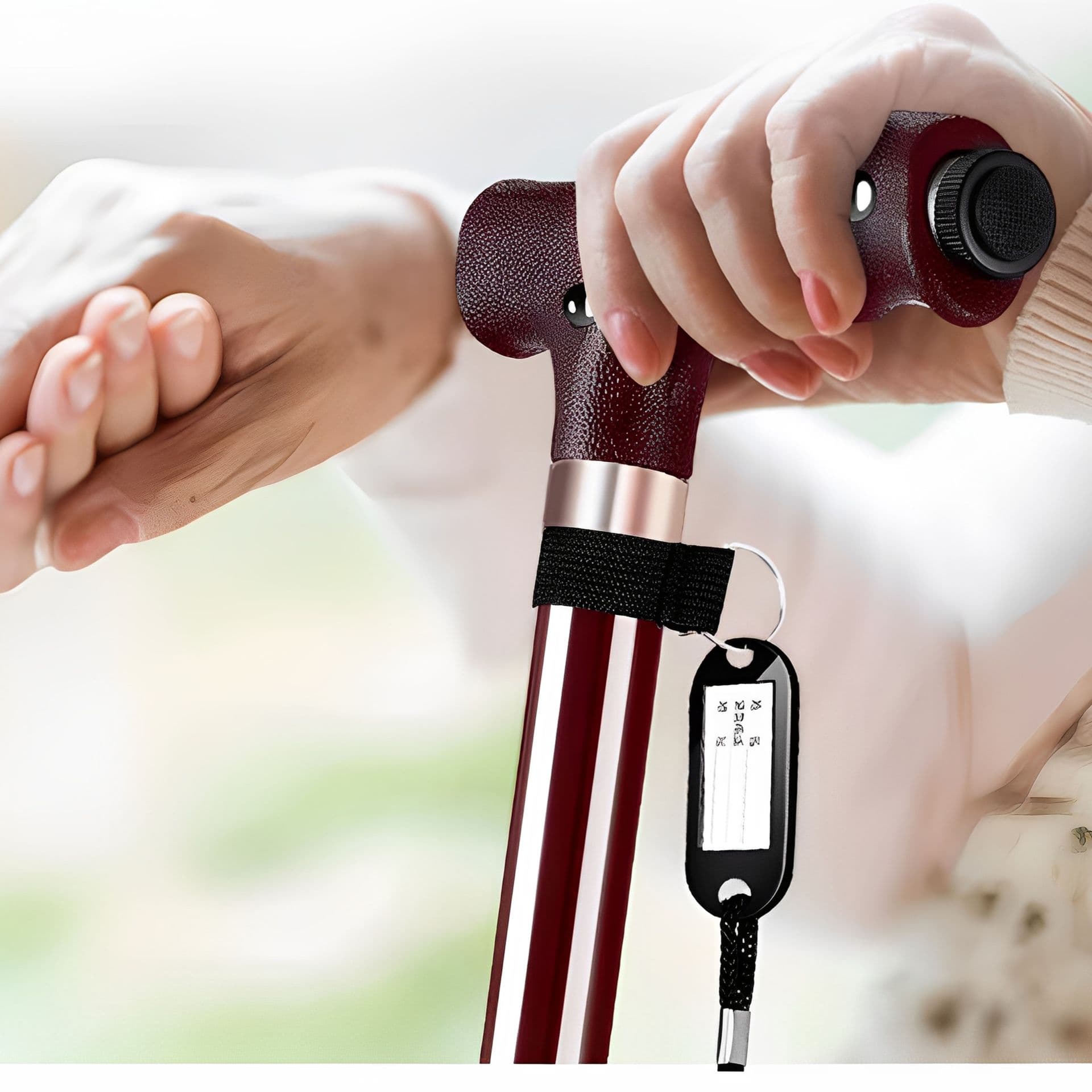 杖 発光機能付き多点支持松葉杖