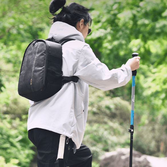 杖 軽量伸縮式登山用歩行支援杖