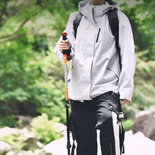 杖 軽量伸縮式登山用歩行支援杖