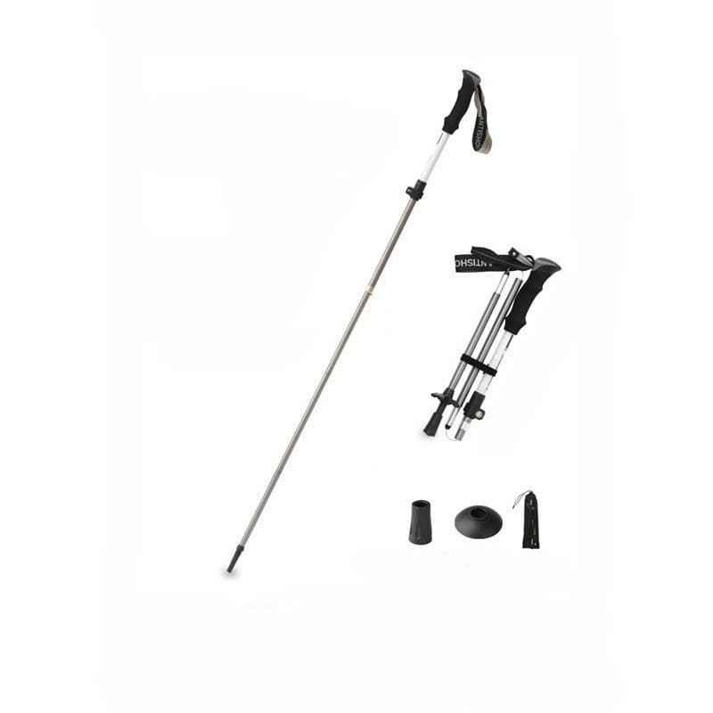 杖 軽量アルミニウム合金伸縮式登山杖