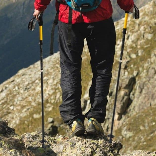 杖 軽量アルミニウム合金伸縮式登山杖