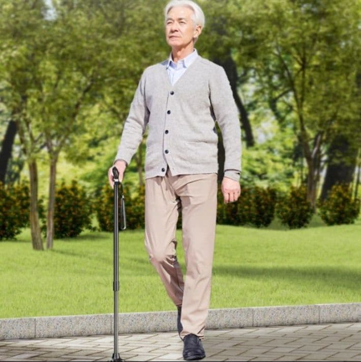 杖 ウォーキングの杖 高齢者安心ステッキ 安定歩行サポート