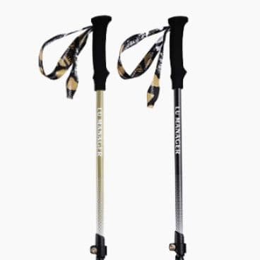 杖 カーボンファイバー×アルミ 三段伸縮 登山の杖