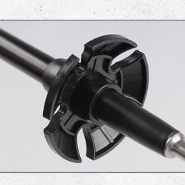 杖 カーボンファイバー×アルミ 三段伸縮 登山の杖