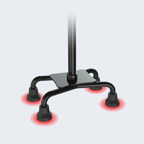 杖 歩行補助 四点支持 調節可能 軽量 松葉杖