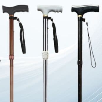 伸縮式高度調節可能折りたたみ松葉杖