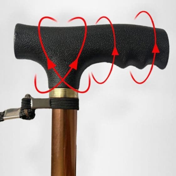 伸縮式高度調節可能折りたたみ松葉杖