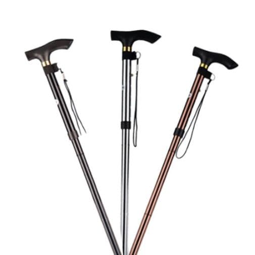 伸縮式高度調節可能折りたたみ松葉杖