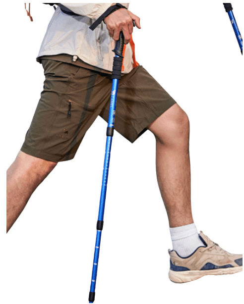 登山の杖 杖 軽量折りたたみ式トレッキングステッキ