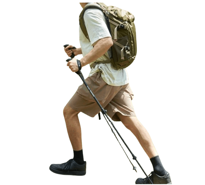 登山の杖 杖 軽量炭素繊維 登山用トレッキングポール