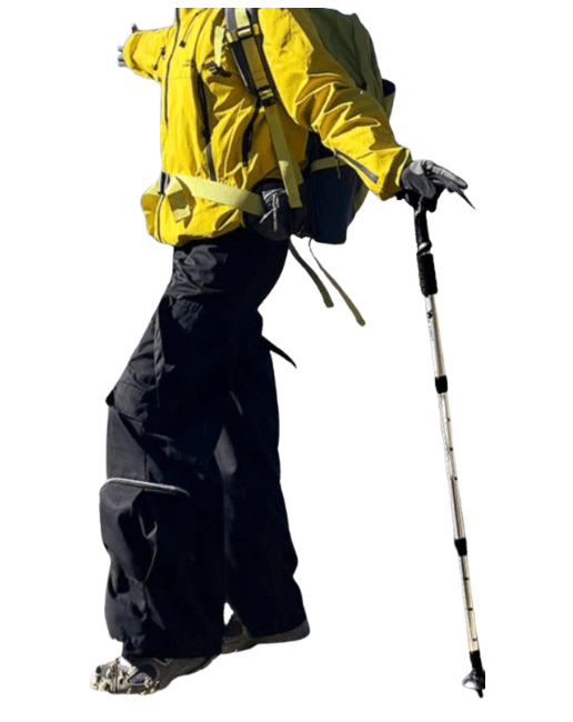 登山の杖 高山踏破 軽量アルミ製登山杖