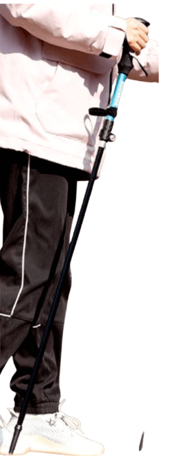 登山の杖 軽量アルミ製トレッキング杖