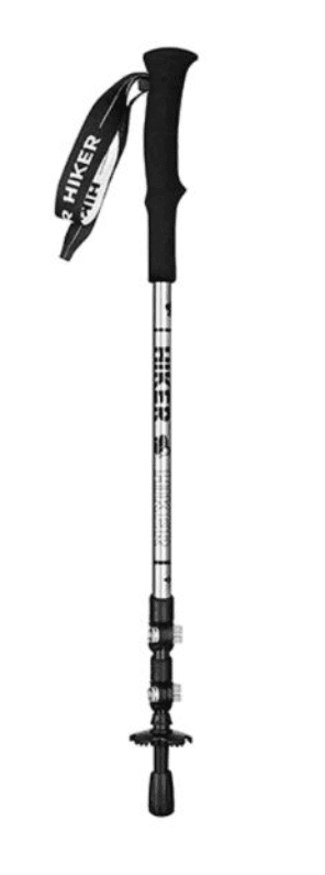 杖 登山の杖 泥除け機能付き多段式トレッキング杖