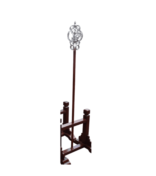 杖 錫杖 伝統美錫杖　優雅な螺旋飾り