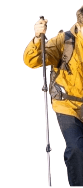 杖 ウォーキングの杖 快適グリップ 軽量トレッキング杖