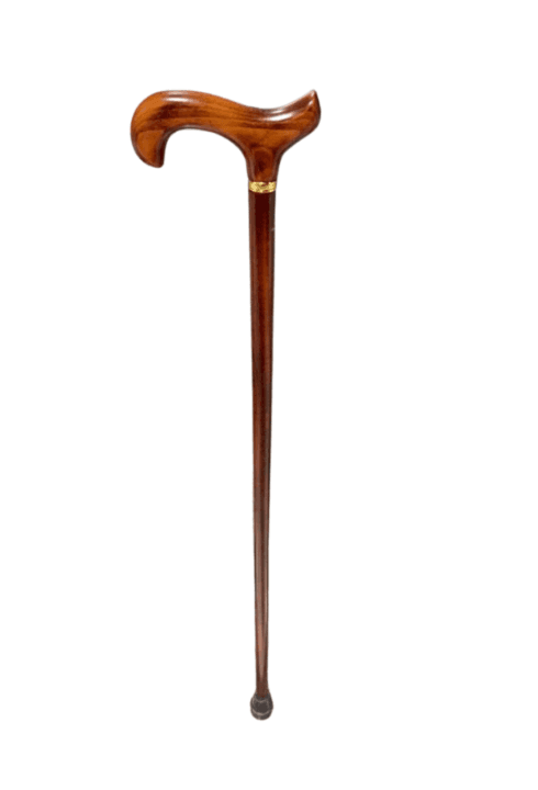 杖 ウォーキングの杖 伝統職人仕上げ曲線グリップ杖