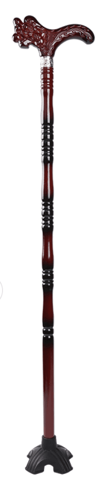 杖 ウォーキングの杖 龍頭彫刻 高級木製ステッキ