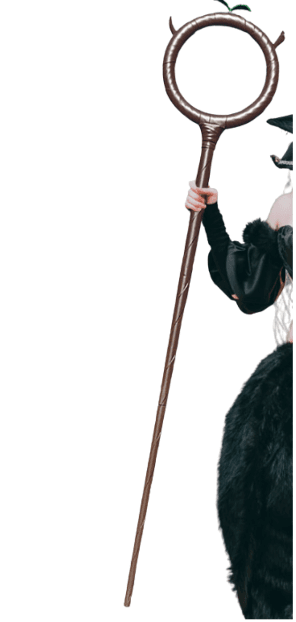 杖 錫杖 芽吹き錫杖 異世界の守り手