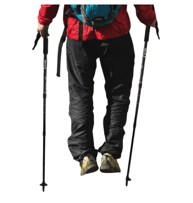 杖 超軽量伸縮アルミ登山サポーター