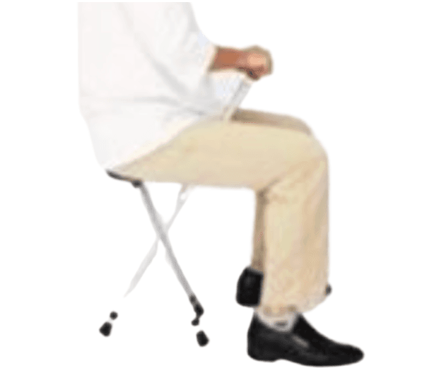 杖 多機能イス付き照明杖