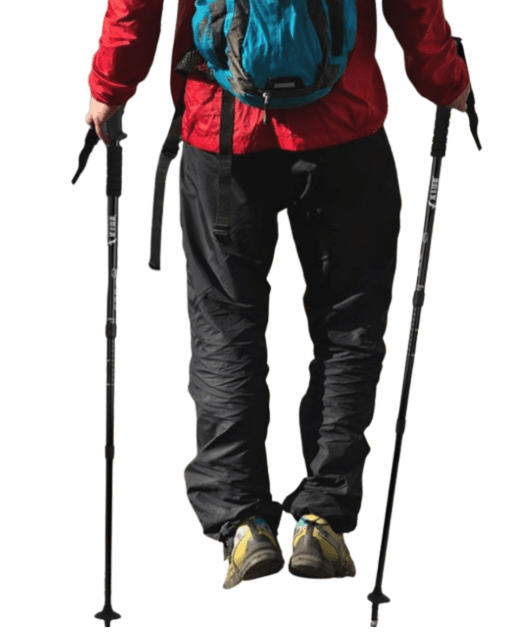 杖 伸縮自在アルミ登山杖