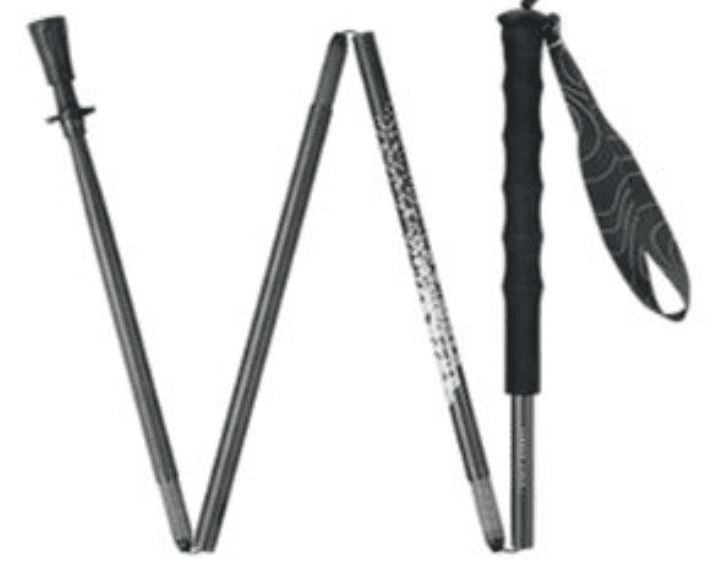 杖 超軽量炭素繊維折りたたみ登山杖