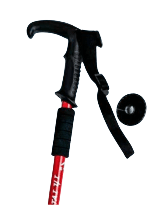 杖 弾簧減震伸縮登山杖