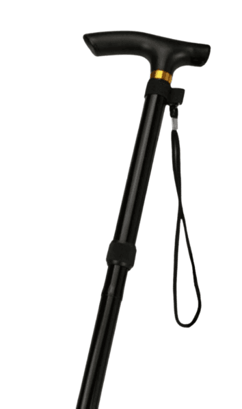 杖 高度調節機能付き折りたたみ杖