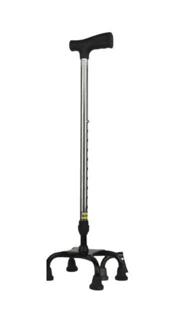 杖 四点支持計量機能付き歩行補助杖