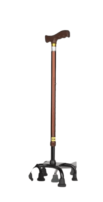 杖 四点支持計量機能付き歩行補助杖