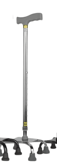 杖 四点支持計量機能付き歩行補助杖