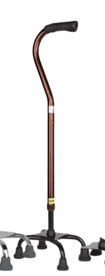 杖 四点支持計量機能付き歩行補助杖