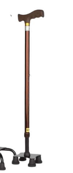 杖 四点支持計量機能付き歩行補助杖