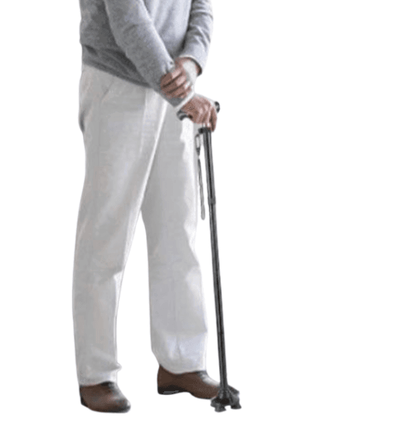 杖 高齢者向け軽量調節式折りたたみ歩行杖