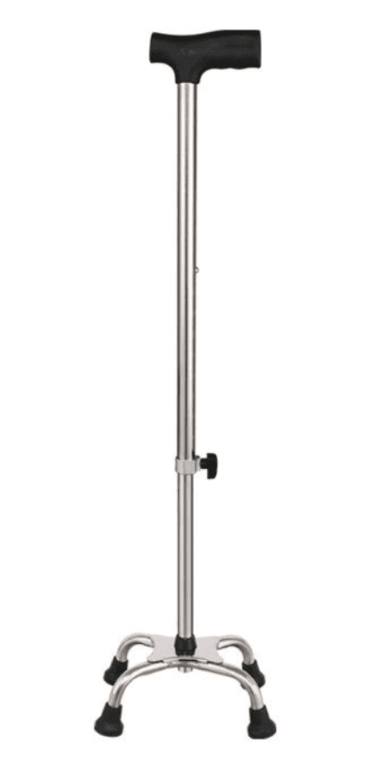 杖 四点支持型高さ調整機能付きウォーキング杖