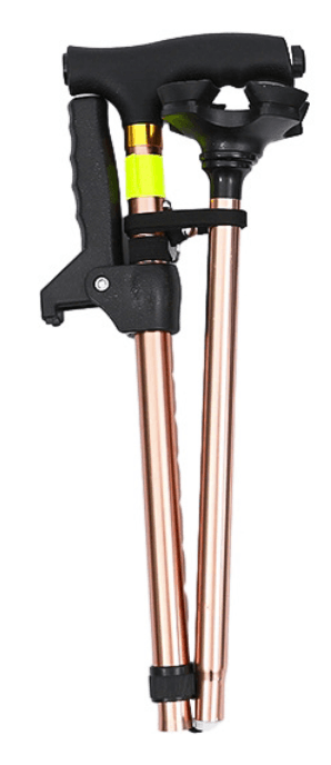 杖 折りたたみ式自立型四点支持歩行補助杖