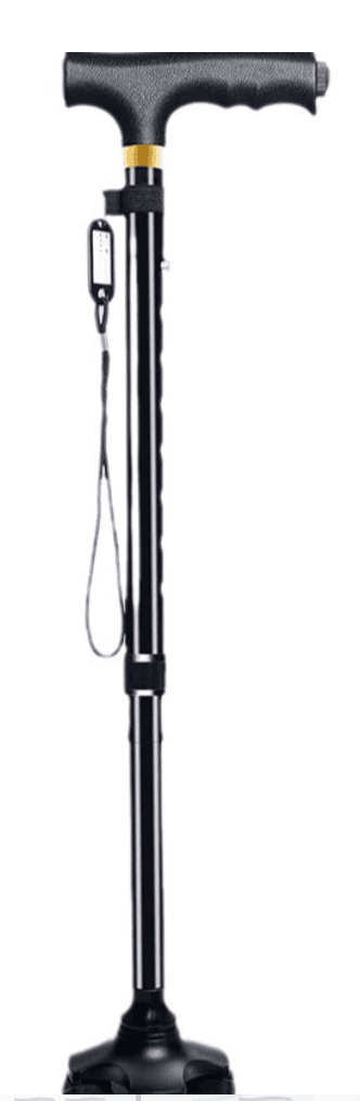 8段階高さ調節機能付き伸縮式一本松葉杖