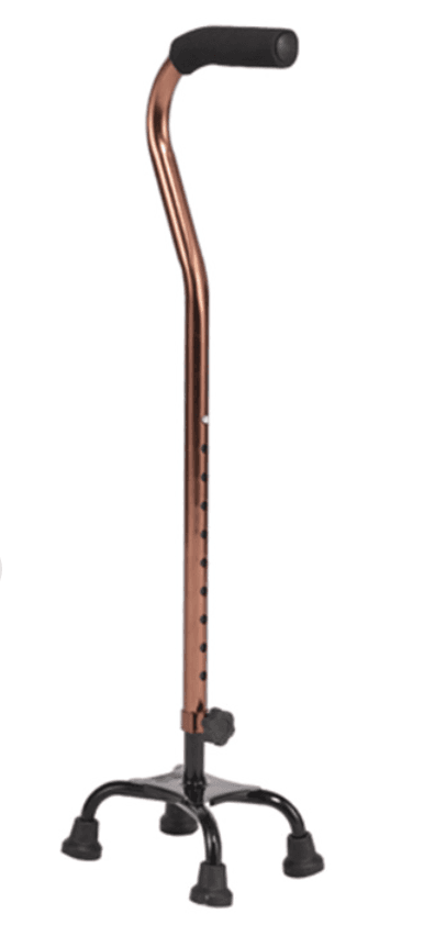 杖 四点支持型高さ調節機能付き軽量ウォーキング杖