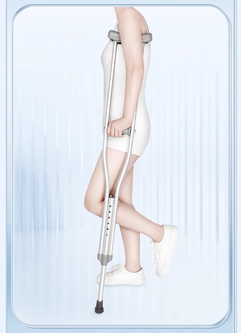 杖 松葉杖 軽量調整型アルミ