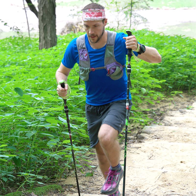 杖 登山の杖 超軽量カーボン折りたたみ登山杖